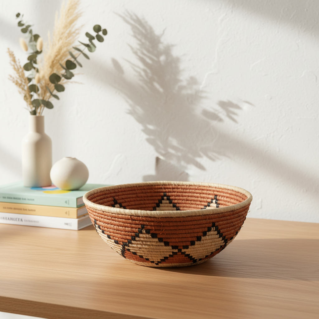 Corbeilles Ethniques Artisanales en Raphia