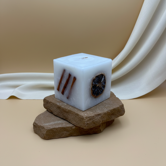 Bougie Artisanale Orange Cannelle