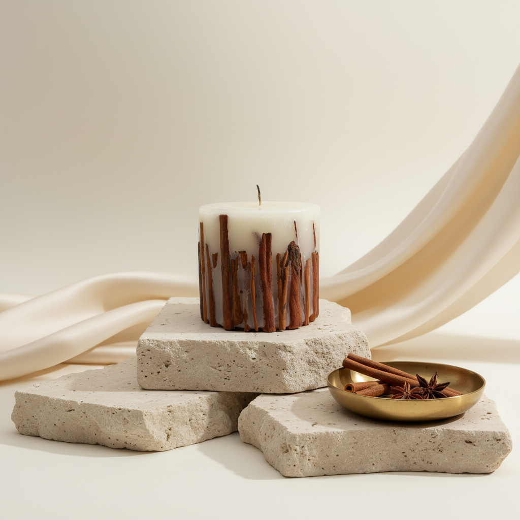 Bougie Artisanale Cannelle