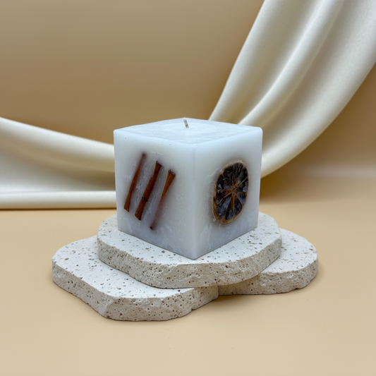 Bougie Artisanale Orange Cannelle