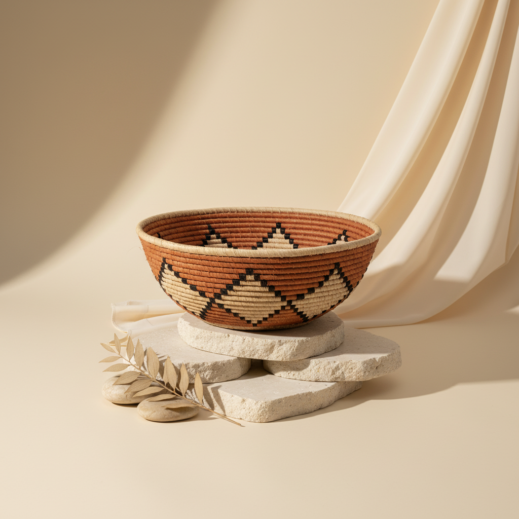 Corbeilles Ethniques Artisanales en Raphia